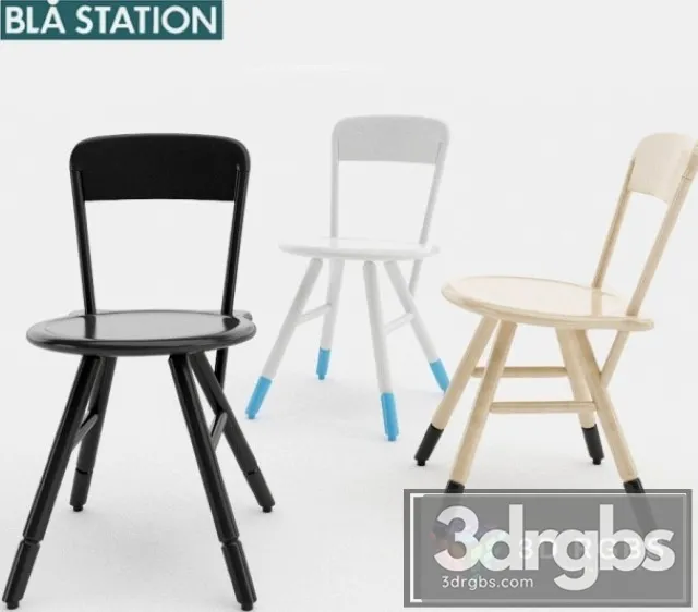 Bla Station Hippo Chair 3D Model Download