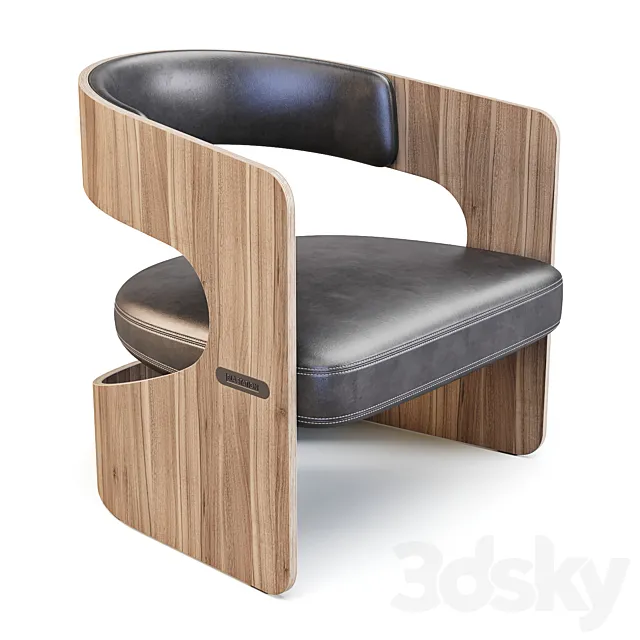 Bla Station: Lucky – Lounge Chair 3D Model