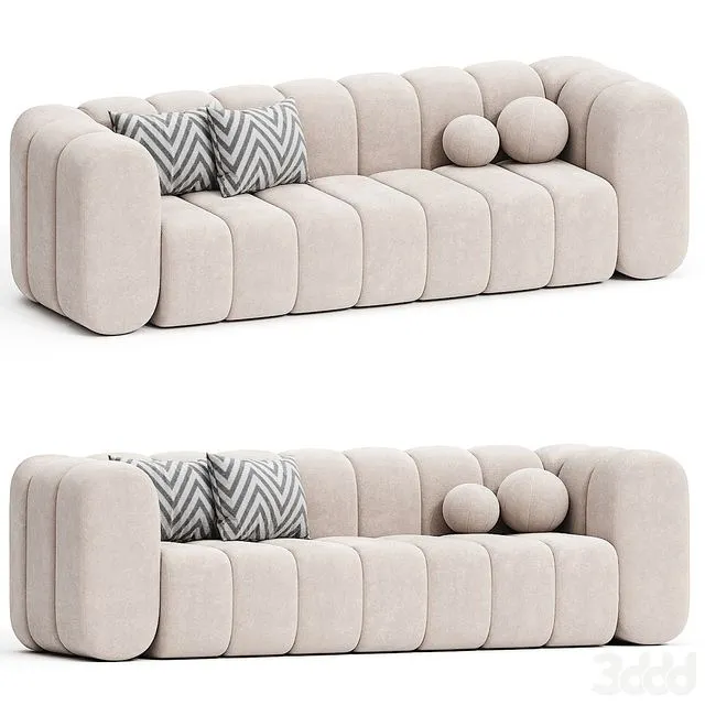 Bla Station Sweden sofa 3D Model Bla Station Sweden sofa 3D Model