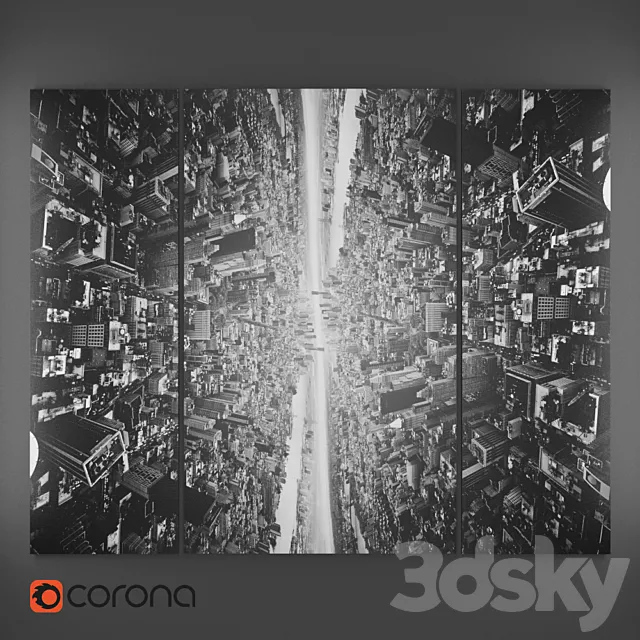 Black and white photographs 3DModel Black and white photographs 3DModel