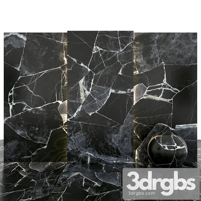 Black Marble 04 3D Model Download