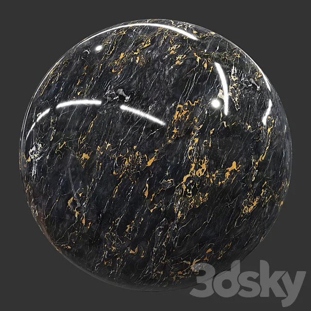 Black marble 3DModel