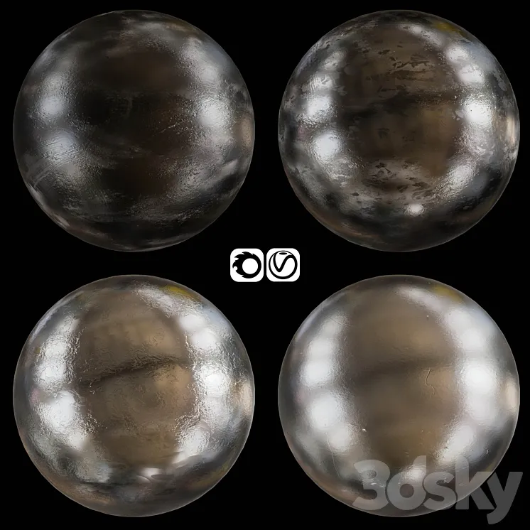 Black metal 3D Model Free Download