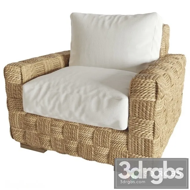 Black Palms Woven Chair Ralph Lauren 3D Model Download Black Palms Woven Chair Ralph Lauren 3D Model Download
