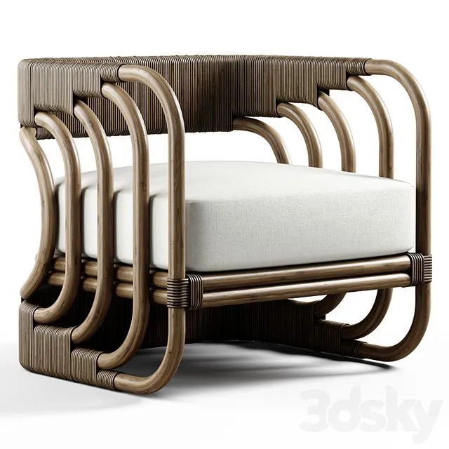 Black Rooster Decor – Sucre Chair 3D Model Black Rooster Decor – Sucre Chair 3D Model