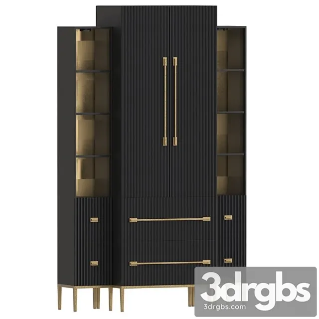 Black Satin Cabinet Black Satin Cabinet