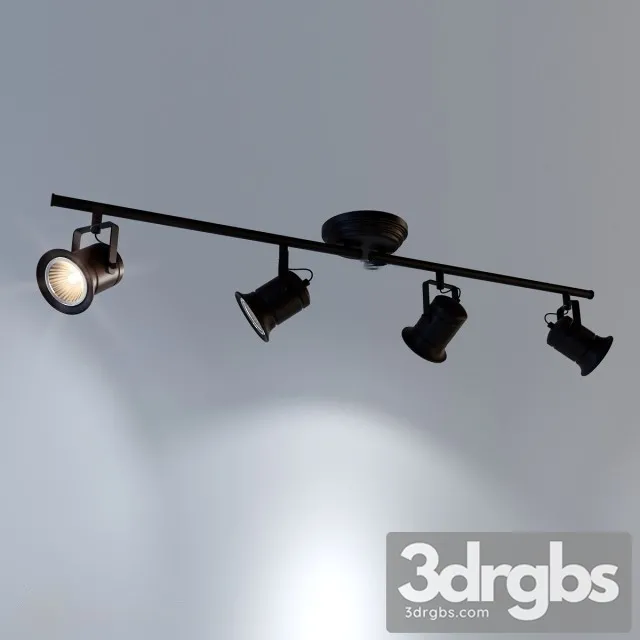 Black Spot Light 3D Model Download