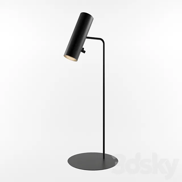 Black table lamp 3D Model Black table lamp 3D Model