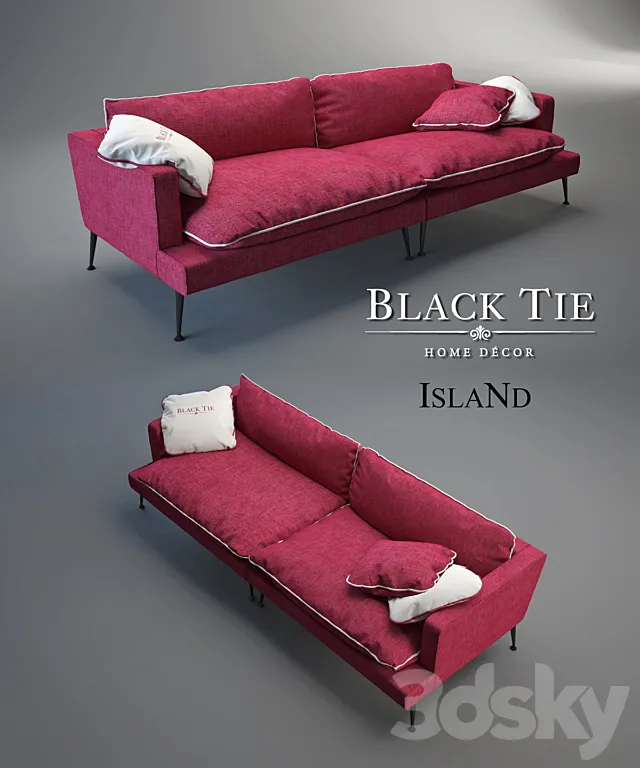 Black Tie _ island 3D Model