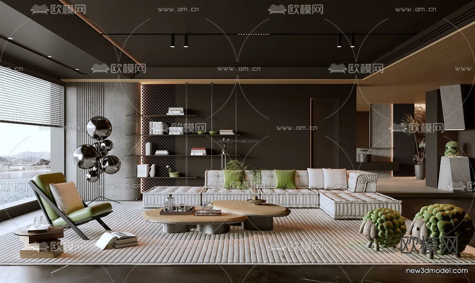 Black – White – Gray Colors Interior 3D Blocks – Living Room 3D Scene – 059 – CORONA Black – White – Gray Colors Interior 3D Blocks – Living Room 3D Scene – 059 – CORONA
