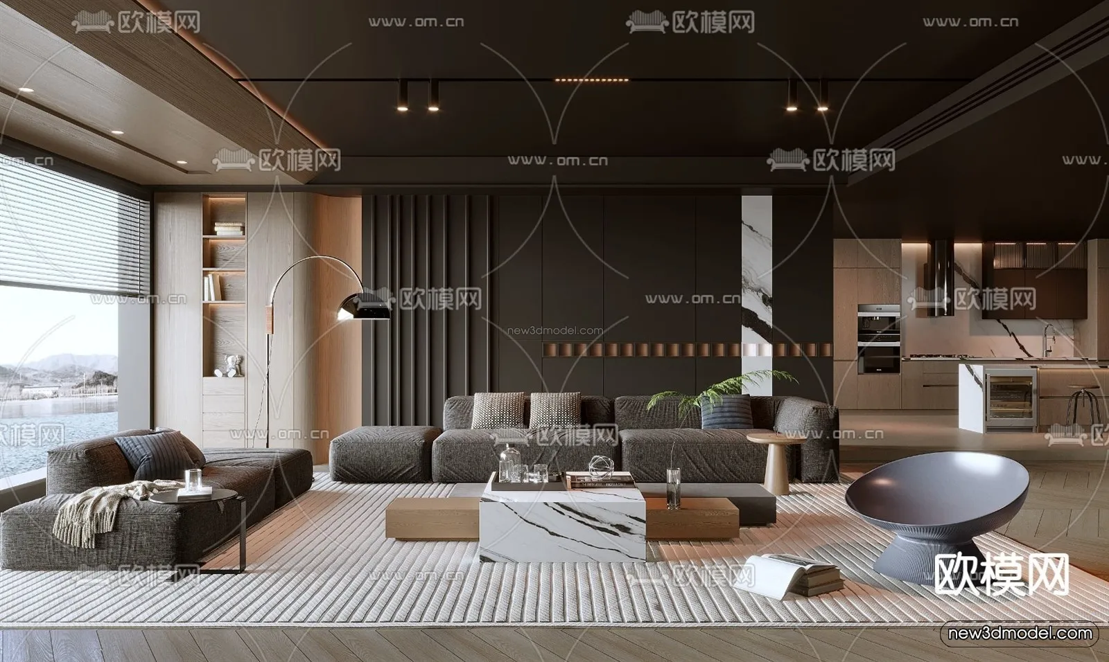 Black – White – Gray Colors Interior 3D Blocks – Living Room 3D Scene – 061 – VRAY Black – White – Gray Colors Interior 3D Blocks – Living Room 3D Scene – 061 – VRAY