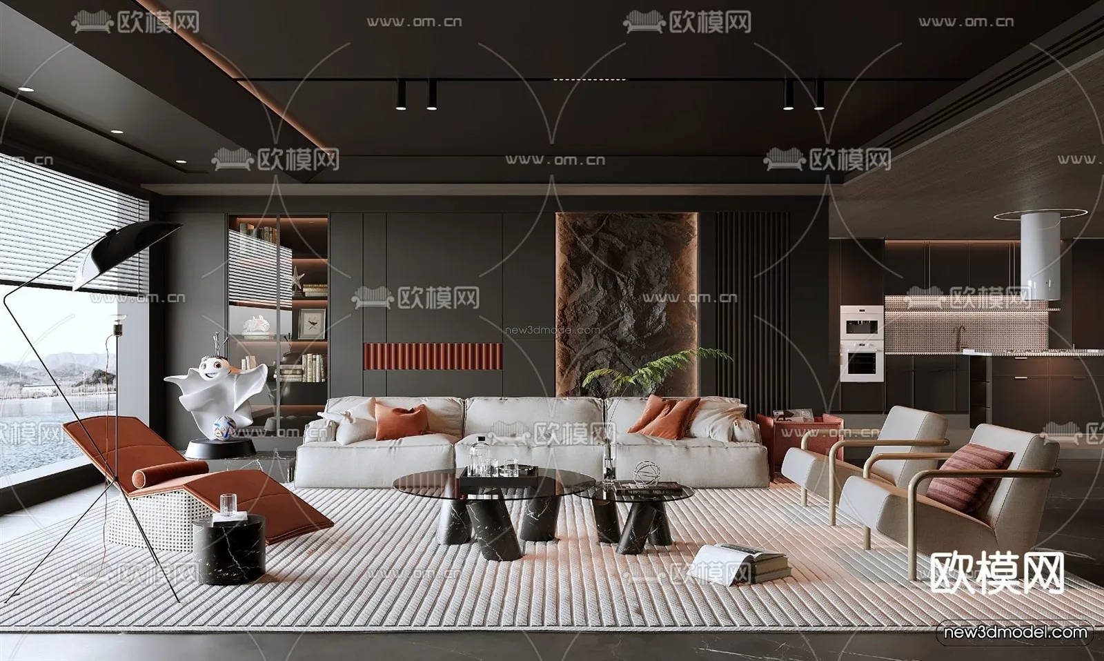 Black – White – Gray Colors Interior 3D Blocks – Living Room 3D Scene – 062 – VRAY Black – White – Gray Colors Interior 3D Blocks – Living Room 3D Scene – 062 – VRAY