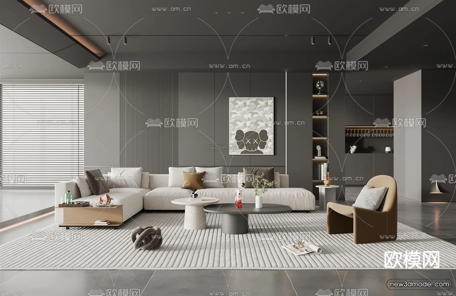 Black – White – Gray Colors Interior 3D Blocks – Living Room 3D Scene – 066 – VRAY Black – White – Gray Colors Interior 3D Blocks – Living Room 3D Scene – 066 – VRAY