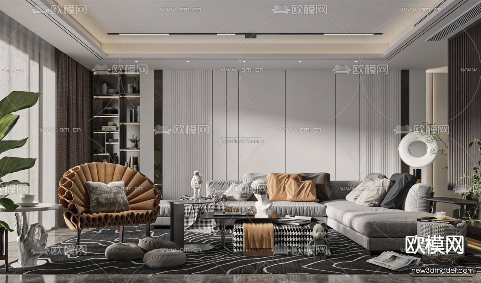 Black – White – Gray Colors Interior 3D Blocks – Living Room 3D Scene – 090 – VRAY Black – White – Gray Colors Interior 3D Blocks – Living Room 3D Scene – 090 – VRAY