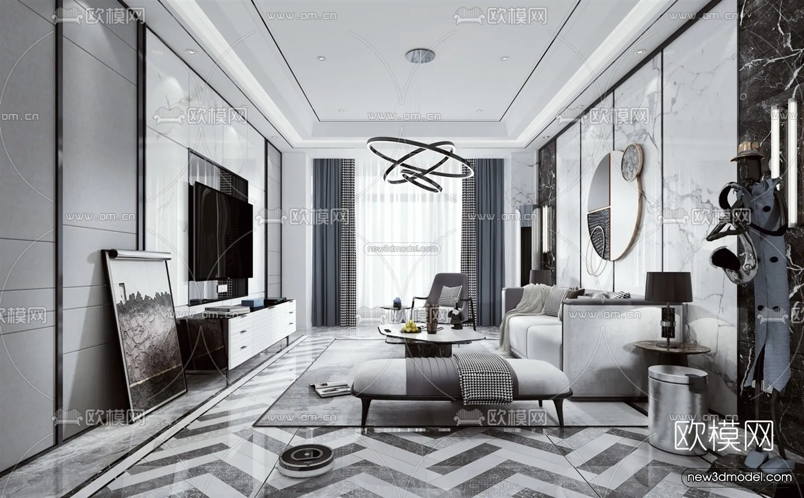 Black – White – Gray Colors Interior 3D Blocks – Living Room 3D Scene – 091 – VRAY Black – White – Gray Colors Interior 3D Blocks – Living Room 3D Scene – 091 – VRAY