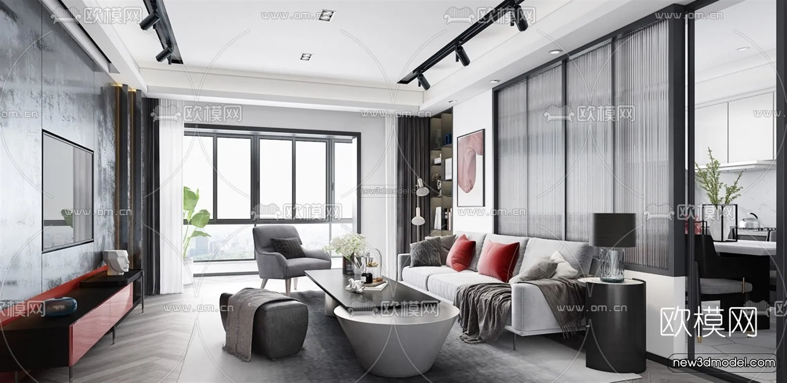 Black – White – Gray Colors Interior 3D Blocks – Living Room 3D Scene – 096 – VRAY Black – White – Gray Colors Interior 3D Blocks – Living Room 3D Scene – 096 – VRAY