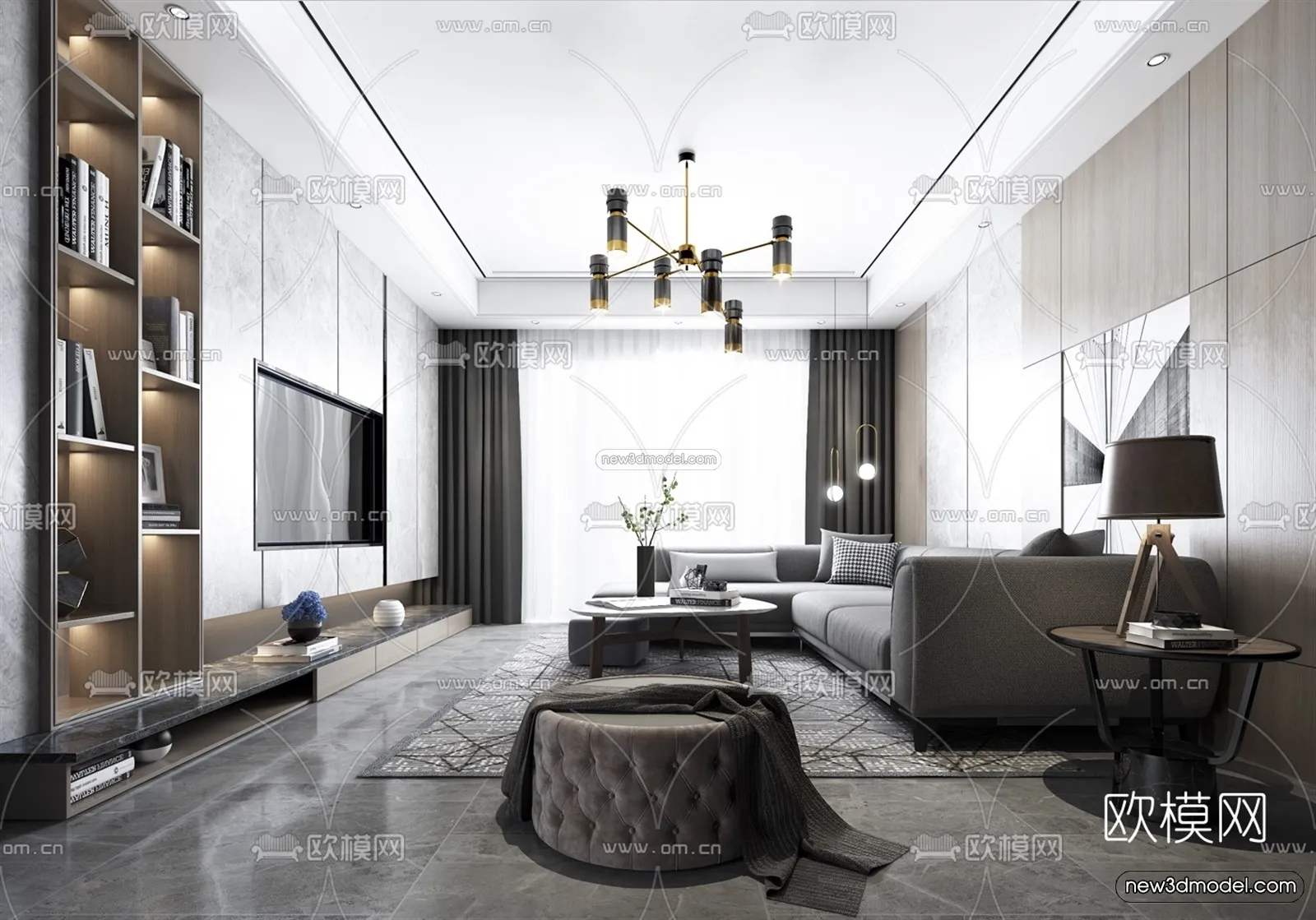 Black – White – Gray Colors Interior 3D Blocks – Living Room 3D Scene – 104 – VRAY Black – White – Gray Colors Interior 3D Blocks – Living Room 3D Scene – 104 – VRAY