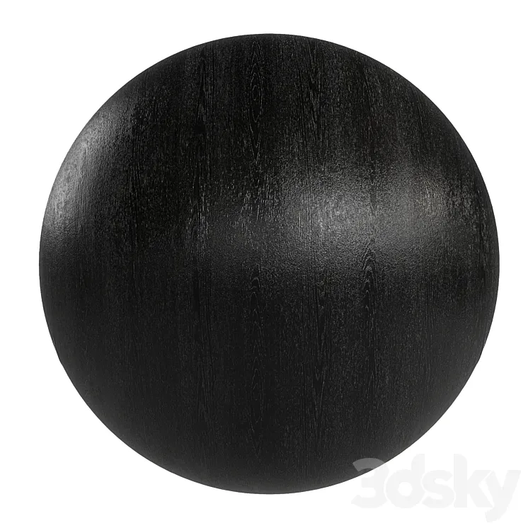 Black wood 3D Model Free Download