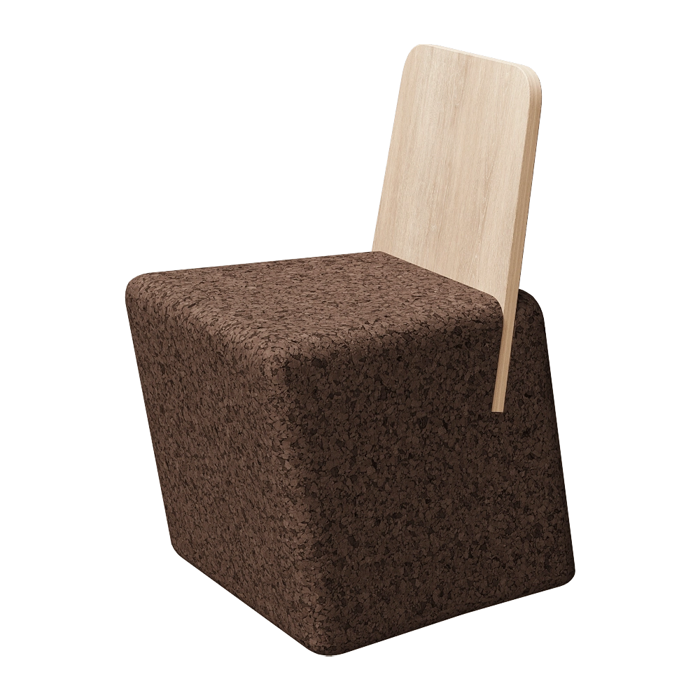 Blackcork – Chair Cut 3D Model