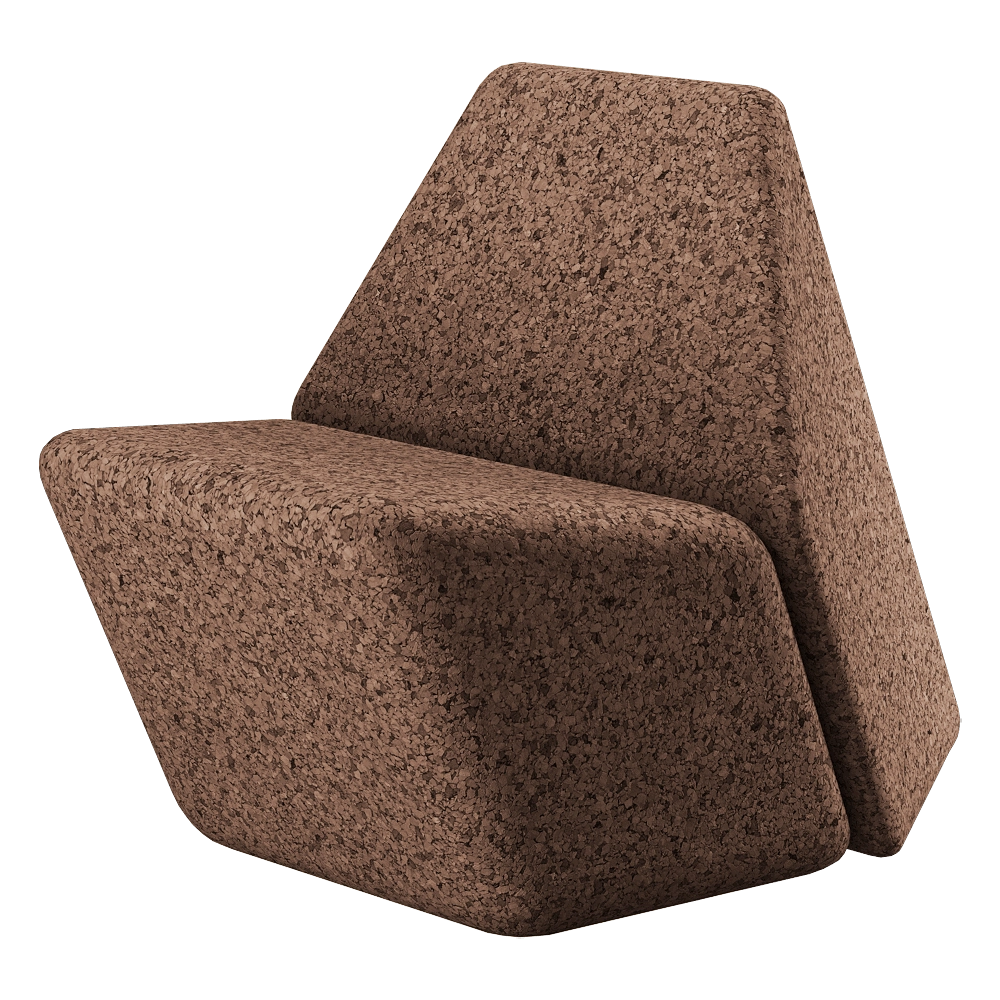 Blackcork – Lounge chair Cacao 3D Model