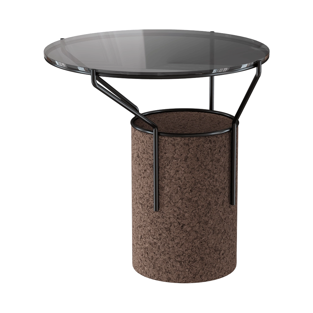 Blackcork – Side table Frame 3D Model