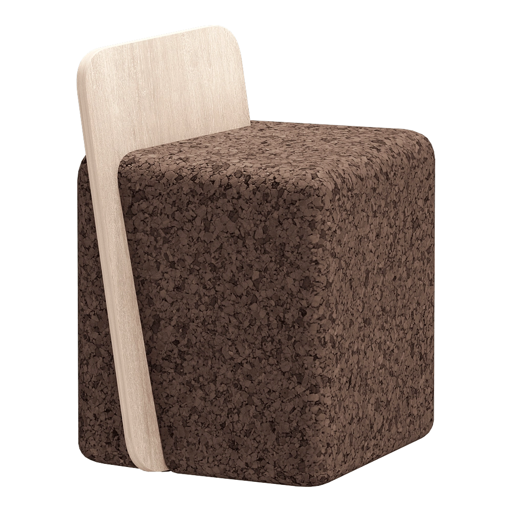 Blackcork – Stool Cut 3D Model