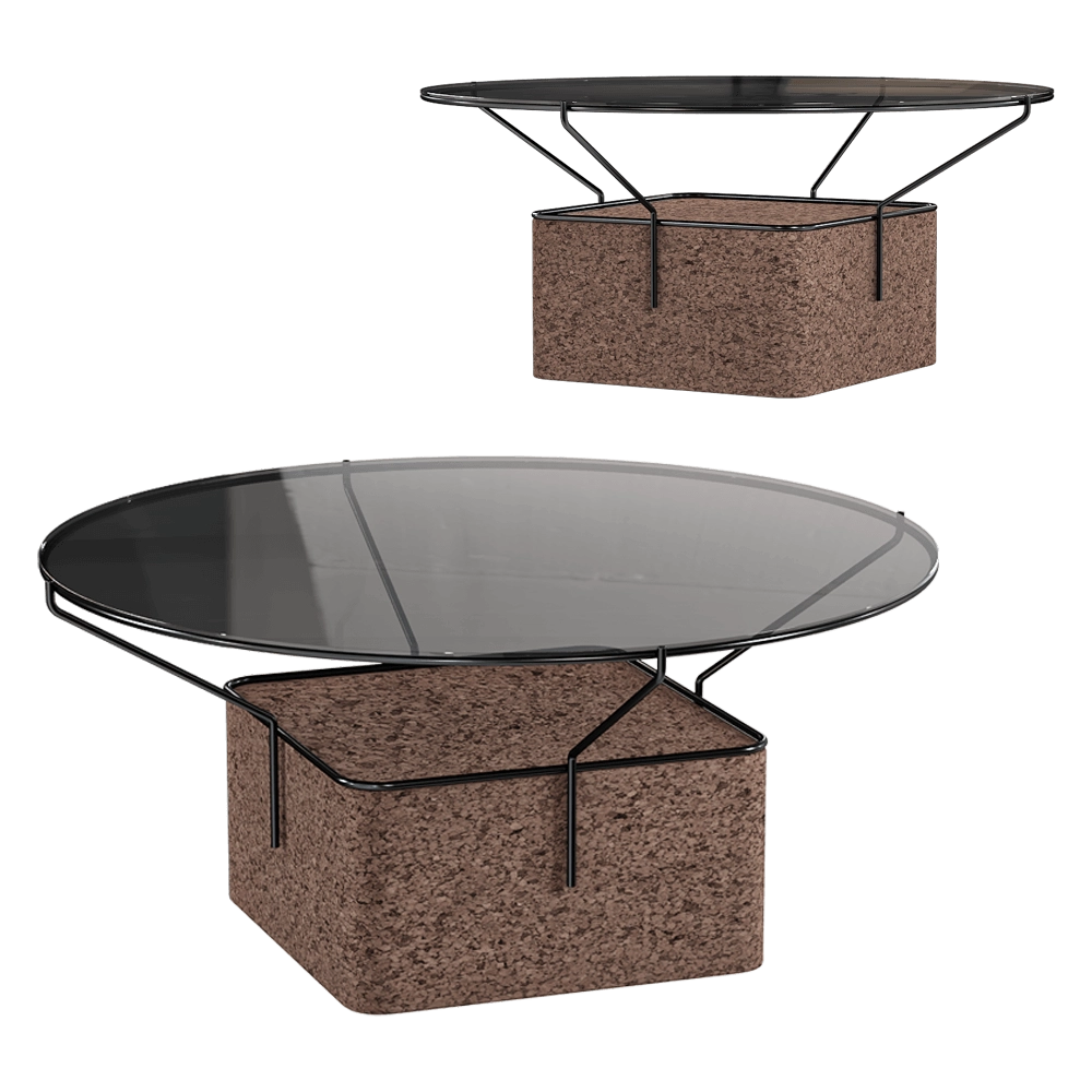 Blackcork – Table Frame Low 3D Model