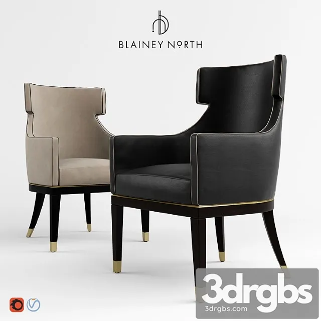 Blainey North Hercule Dinning Chair 3D Model Download
