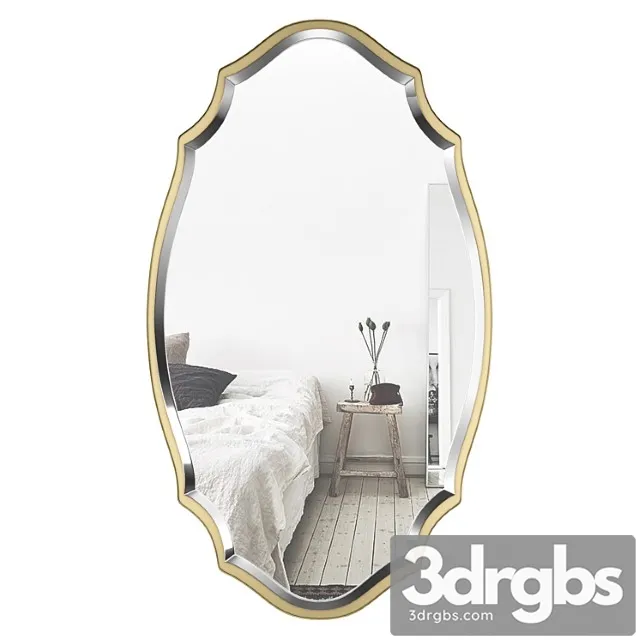 Blaisdell Horizontal Gold Wall Mirror Wrlo8574 3D Model Download Blaisdell Horizontal Gold Wall Mirror Wrlo8574 3D Model Download