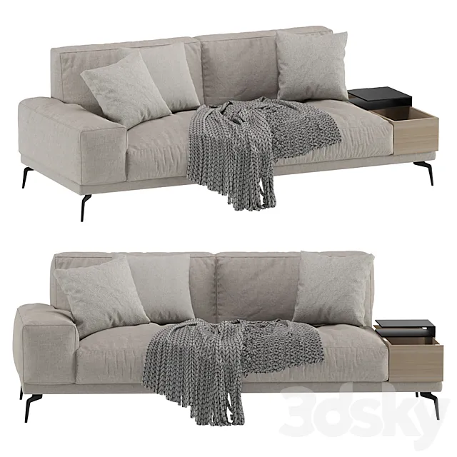 Blake Sofa Ditre Italia 2 seat 3D Model Blake Sofa Ditre Italia 2 seat 3D Model