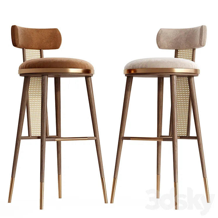 Blakey Bar Chair – Mezzo Collection 3D Model Free Download
