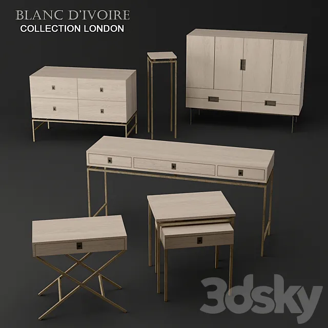 blanc d’ivoire – LONDON collection 3DModel