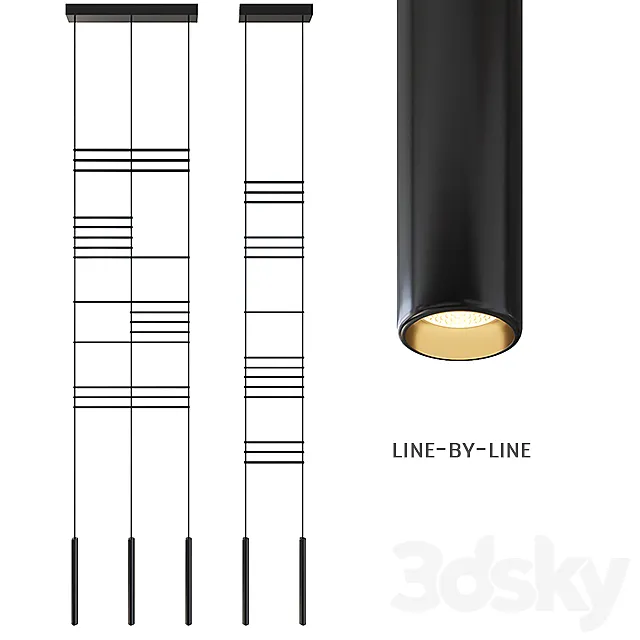 blanc Line-by-line 3D Model