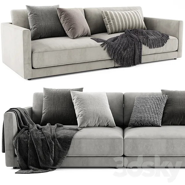 Blanche katarina 2 seater 3D Model Blanche katarina 2 seater 3D Model