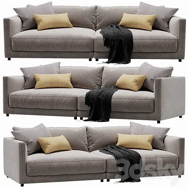 Blanche katarina 2 seater 3DModel Blanche katarina 2 seater 3DModel