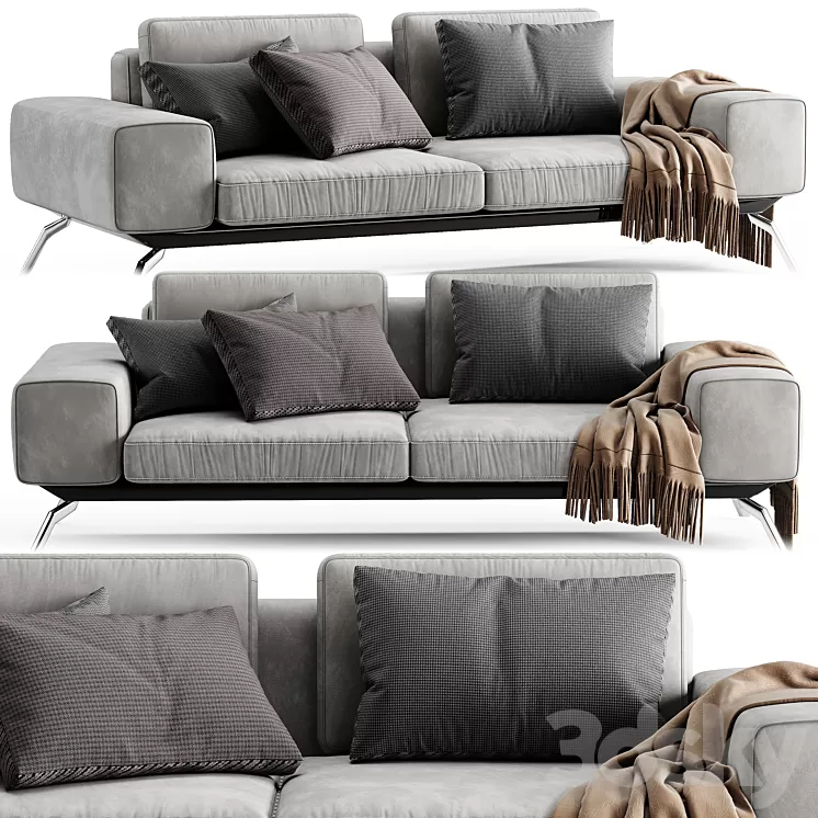 Blanche Linda 2 Seater 3D Model Free Download