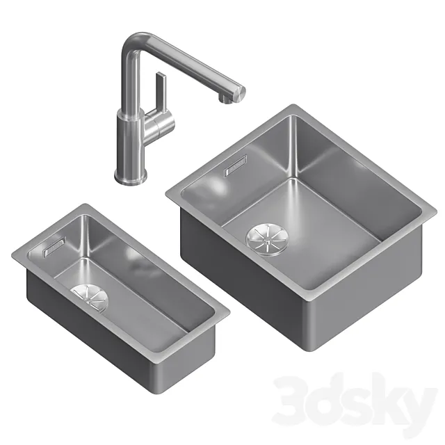 Blanco Andano 180_340 _ IF _ U and Blanco Lanora 3D Model Blanco Andano 180_340 _ IF _ U and Blanco Lanora 3D Model