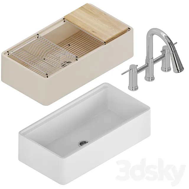 Blanco Profina and Blanco Empressa Bridge 3D Model Blanco Profina and Blanco Empressa Bridge 3D Model