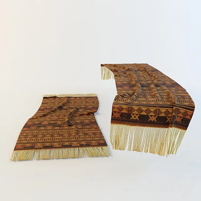 Blanket or mat 3DModel Blanket or mat 3DModel