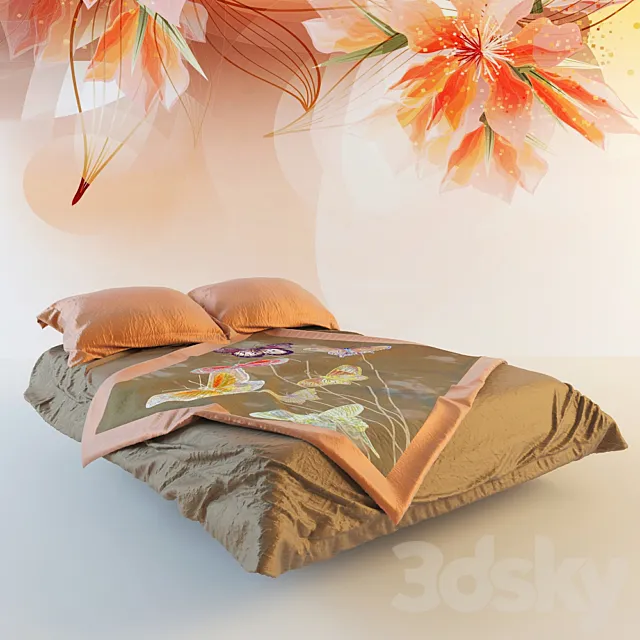 Blankets. pillows 3DModel