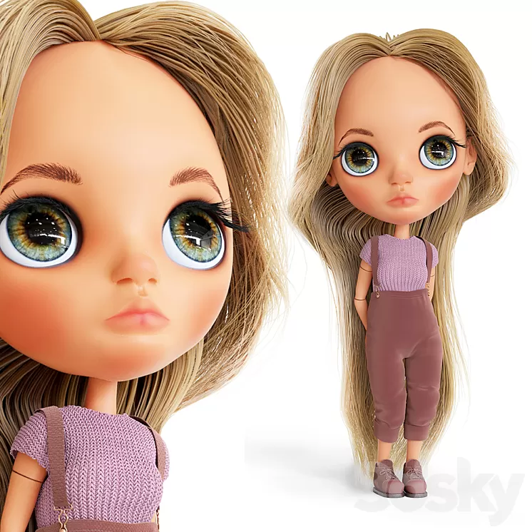 Blaze doll 3D Model Blaze doll 3D Model