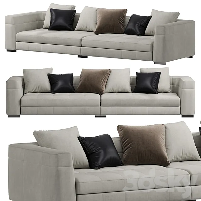 Blazer Sofa by Minotti 3DModel Blazer Sofa by Minotti 3DModel