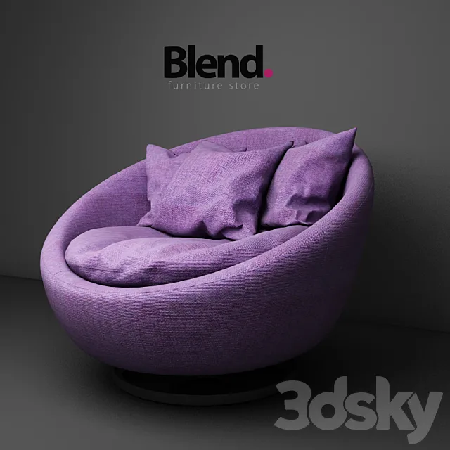Blend Cherry Seat 3D Model