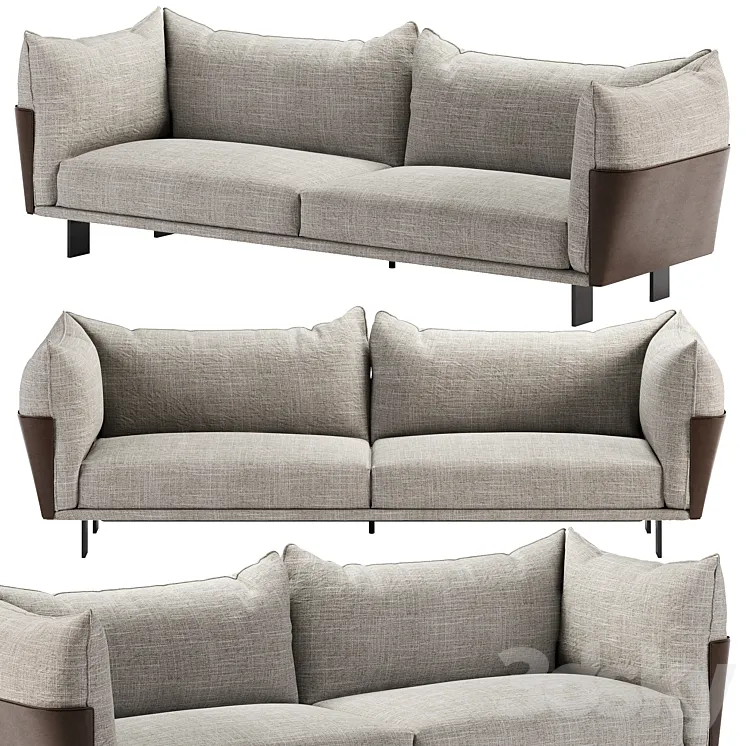 Blend sofa by Bonaldo 3D Model Free Download