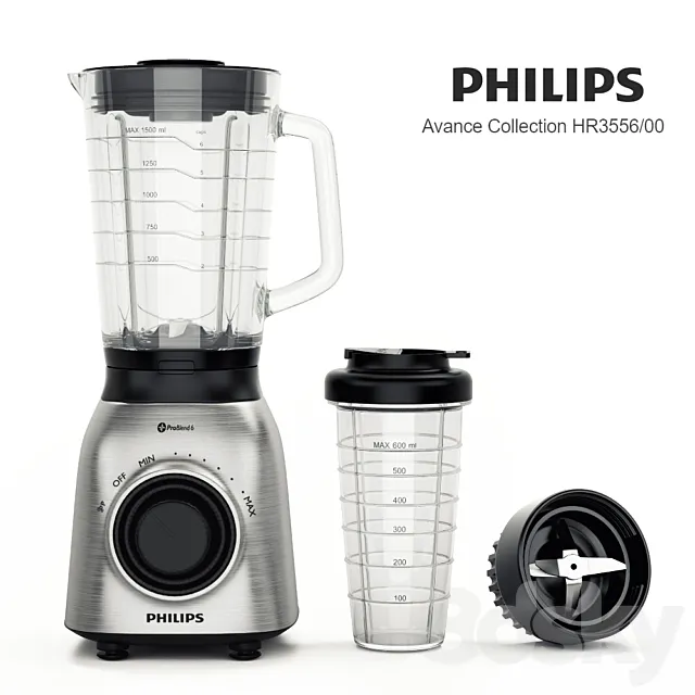 Blender PHILIPS Avance Collection HR3556 _ 00 3DModel