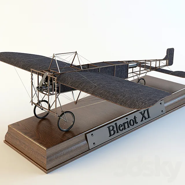 Bleriot XI 3DModel Bleriot XI 3DModel
