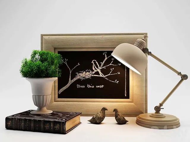 Blessing decor wood organics 3D Model