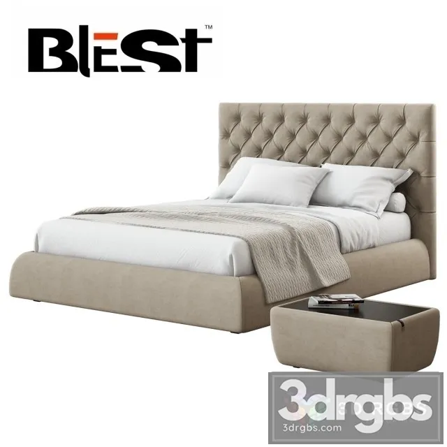 Blest Beatris 160 Bed 3D Model Download