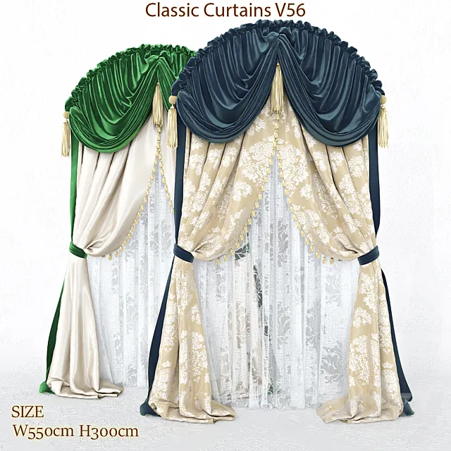 Blind arch classical V56 3D Model Blind arch classical V56 3D Model