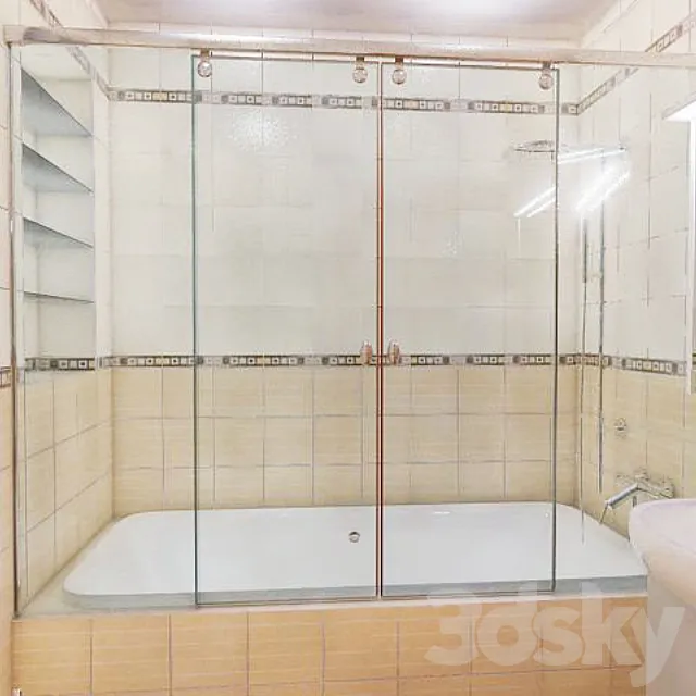 Blind Duscholux BellaNova bathroom 3DModel Blind Duscholux BellaNova bathroom 3DModel